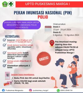 Pekan Imunisasi Nasional (PIN) Polio